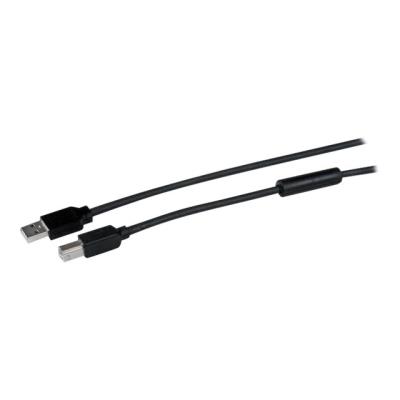 StarTech.com 15 m actieve USB 2.0 A-naar-B-kabel - M/M - USB-kabel - 15 m