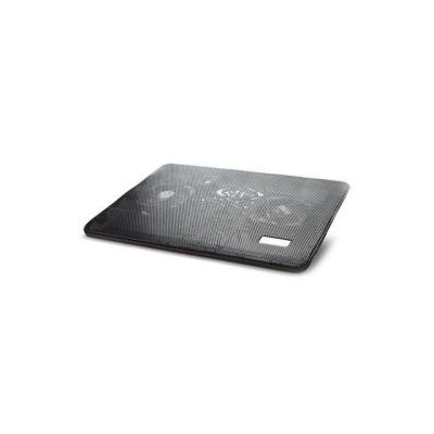 Refroidissement pour ordinateur portable gembird support 15 avec deux ventilateurs, noir nbs-2f17-01