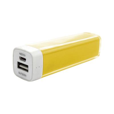 Batterie de secours rechargeable Jaune PowerBank 2200mAh