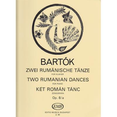 Partitions classique EMB (Editio Musica Budapest) BARTOK B. - ZWEI RUMÄNISCHE TÄNZE OP. 8/A - PIANO Piano
