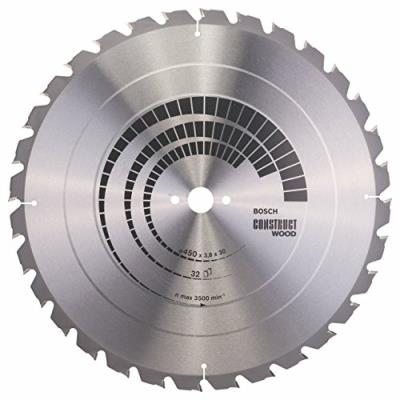 Bosch 2608640694 Lame De Scie Circulaire Construct Wood 32 Dents 450 X 30 X 3,8 Mm