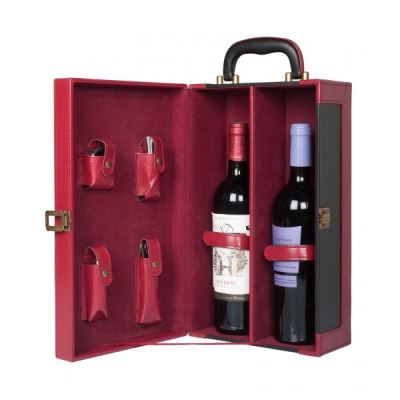 Coffret vin 5 accessoires pour 2 bouteilles de votre choix - CC5