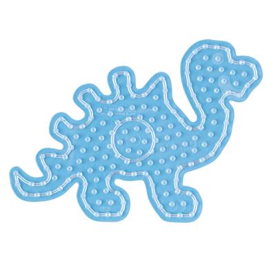 Plaque transp. Dinosaure - pour grosses perles Ø10 mm (MAXI)