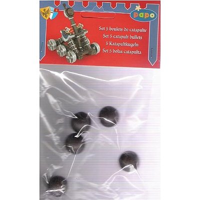Set de 5 boulets de catapulte