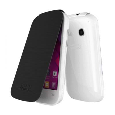 Alcatel étui noir à rabat pour Alcatel One Touch Pop C3