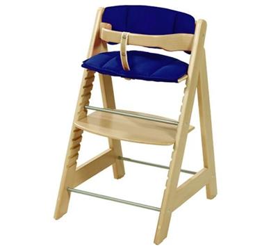 ROBA - Coussin de chaise haute bleu