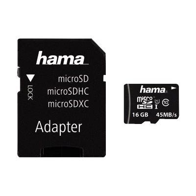 Hama - flashgeheugenkaart - 16 GB - microSDHC UHS-I