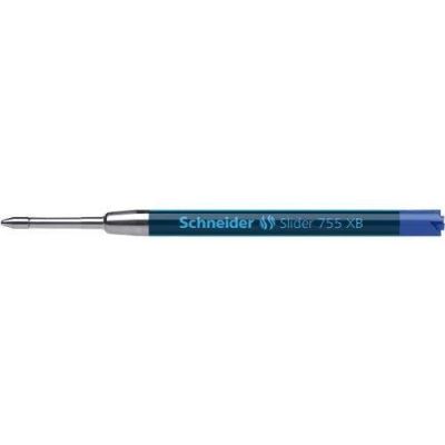 Schneider Slider 755 / 175503 Mine pour stylo-bille XB Bleu Lot de 10