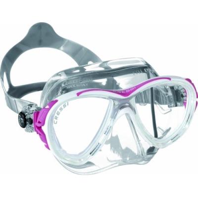 Cressi eyes evolution crystal masque de plongée femme rose