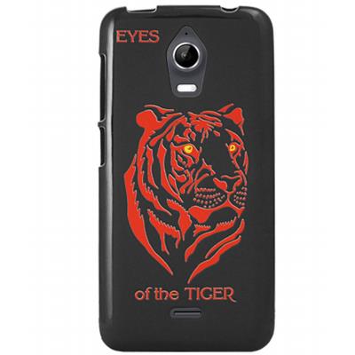 Mocca coque gel tiger noir pour Wiko Wax