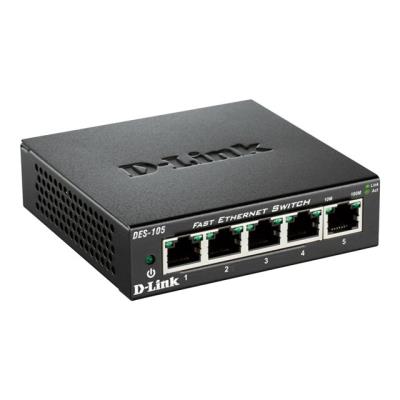 D-Link DES 105 - switch - 5 poorten - desktop