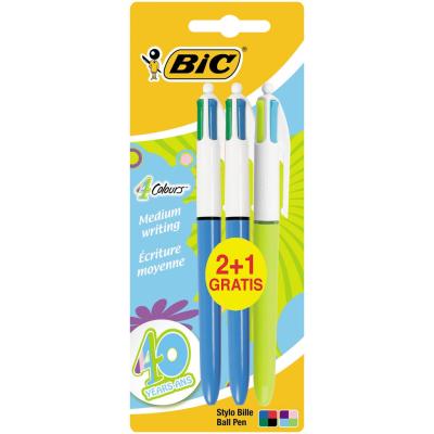 Stylo-bille 4 COLOURS™ Medium 2+1 GRATUIT !