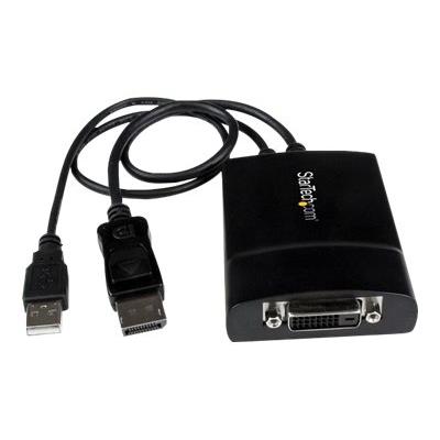 StarTech.com DisplayPort naar DVI Dual Link Active Adapter Converter - DP naar Dual Link DVI-D Active Adapter - 2560x1600 videoconverter - zwart