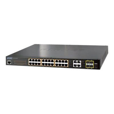 PLANET GS-4210-24PL4C - switch - 24 poorten - Beheerd - desktop, rack-uitvoering