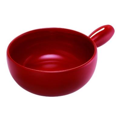 Caquelon classic en terre cuite rouge, rouge 22cm kuhn rikon 32185