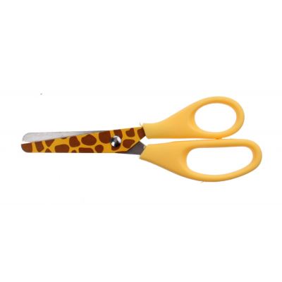 Free and Easy ciseaux girafe 13 cm jaune
