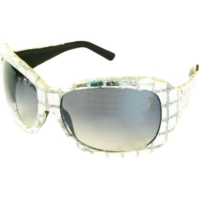 Lunettes Disco Paillette Uv400 Argent