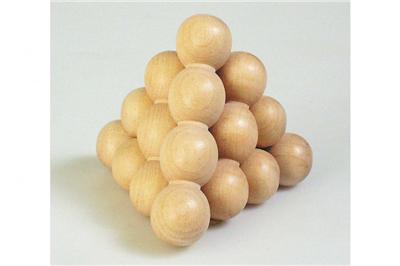 Puzzle Casse-tête en bois La Pyramide à billes, Jeu Enfant en bois Goki