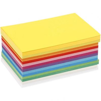 Colortime carton joyeux 10,5 x 14,8 cm 120 pièces 180 g multicolore
