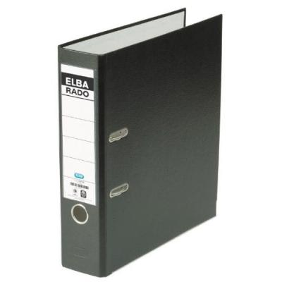 Elba - classeur rado classique lux brillant, dos: 8m mm, noir a4,reliure extérieure intérieure affiné avec de la acryliqueintéri
