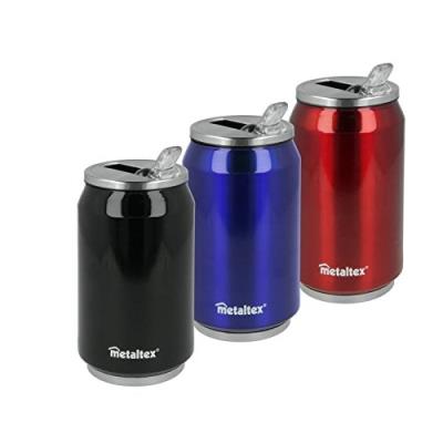 Metaltex 899771 cool can tasse isolante acier inoxydable multicolore 0,33 l