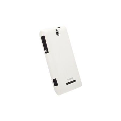 Krusell ColorCover - Beschermende bedekking voor mobiele telefoon - plastic - wit metalliek - voor Sony XPERIA E, E dual
