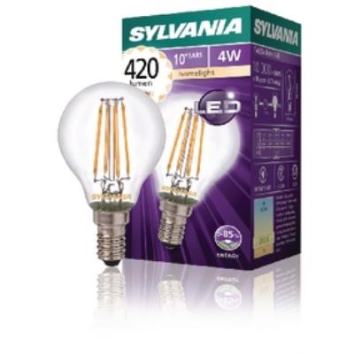 Boule 420lm 827 ampoule a filament led e14 4w sylvania