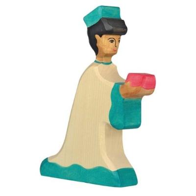 HOLZTIGER - 80283 - FIGURINE - MELCHIOR - VERT