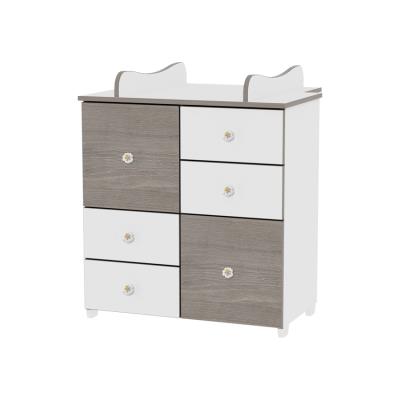Commode avec plan à langer chambre bébé / enfant Beige
