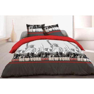 VISION Parure de couette NEW YORK ROUGE 220x240