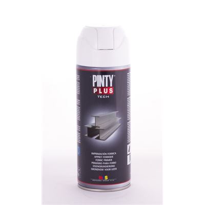 Apprêt en spray pour le fer aérosol 400ml blanc - pinty plus