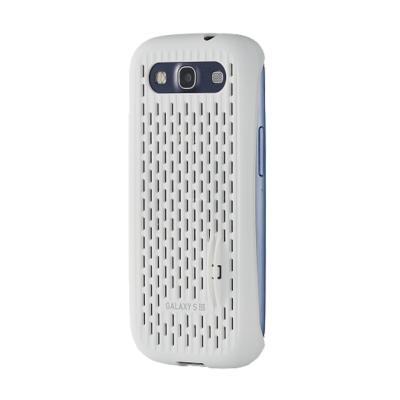 Coque pour Samsung Galaxy SIII - Anymode - Métal maillé blanc