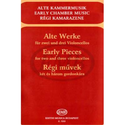 Partitions classique EMB (Editio Musica Budapest) PIECES FOR TWO AND THREE VIOLONCELLOS Violoncelle