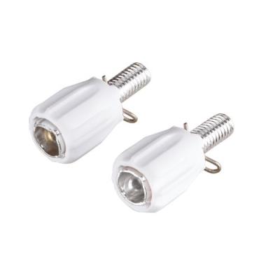 Bbb adjuster lot de 2 vis de fixation dérailleur gris blanc