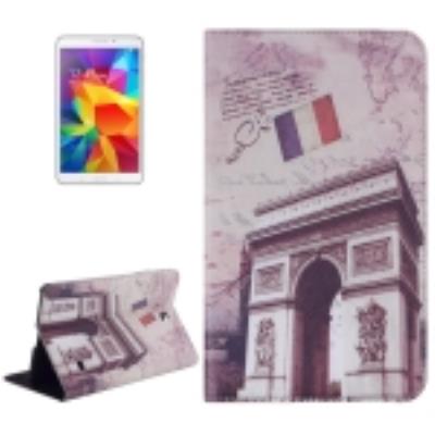 Galaxy Tab 4 8.0 T330 : Coque Housse Cuir (PU) « Arc de Triomphe »