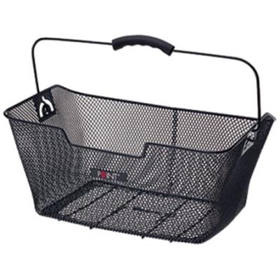 Point 05100400 panier pour porte-bagages arrière poignée ergonomique parois inclinées fixation avec ressort noir 40 x 28 x 18