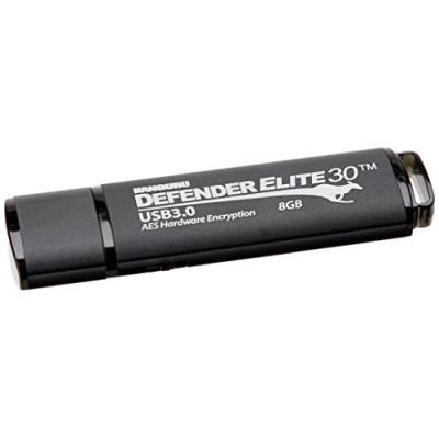 Kanguru Defender Elite 30 Clé USB 3.0 Cryptée 8 Go Noir