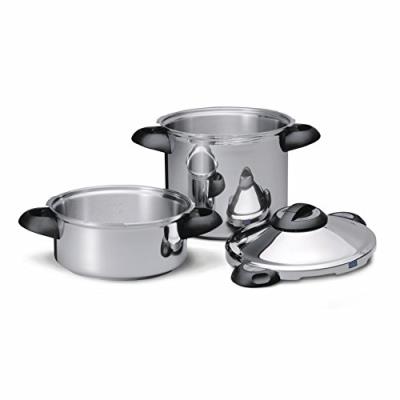 Kuhn rikon duromatic top ensemble de 2 autocuiseurs avec anse, 4 l et 8 l, 24 cm