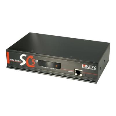 Lindy KVM Switch SC5-IP - KVM / audioschakelaar - 16 poorten - rack-uitvoering