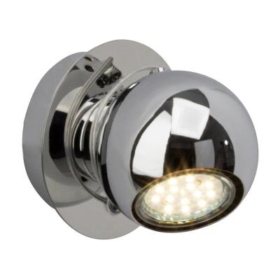 Brillant spot patere led magnito 1xgu10 3w chrome