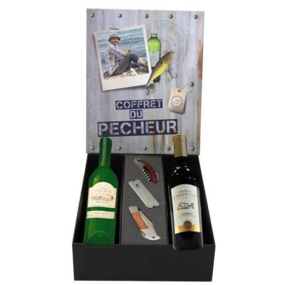 Coffret du Pecheur vin et accessoires