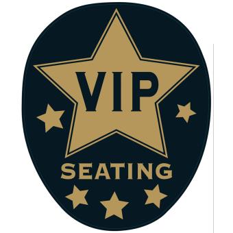 Décoration autocollante pour abattant de wc VIP taille unique - Article ...