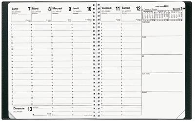 Quo Vadis - Agenda President S Spirale Noir