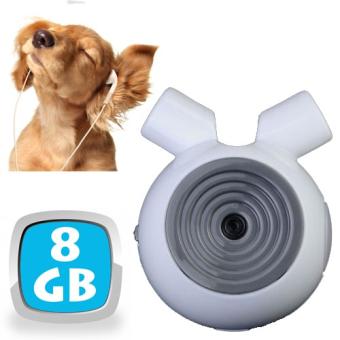 Collier Caméra Chien Chat Appareil Photo Vidéo Hd Mp3 Blanc