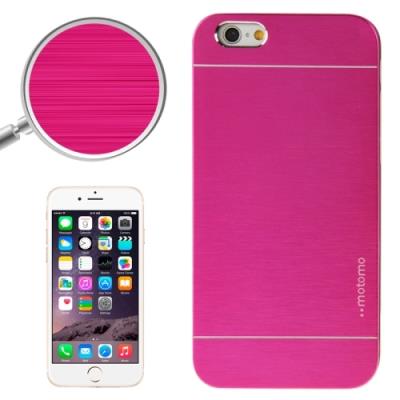 Iphone 6 Plus Coque Housse Plastique Effet Métal Magenta