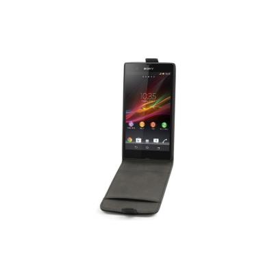 Housse à clapet noire pour Xperia ZL L35H