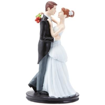 DEKOBACK 02-08-00270 FIGURINE POUR GÂTEAU DE MARIAGE COUPLE DE MARIÉS