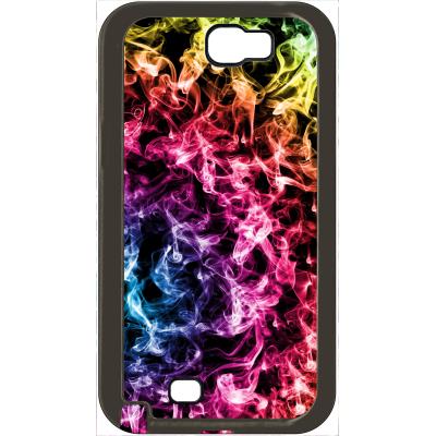 Coque samsung note 2 smoke fume arc en ciel