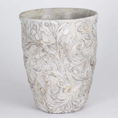 Table Passion - Cache-Pot - Vase Romance Motif Floral H26 D21