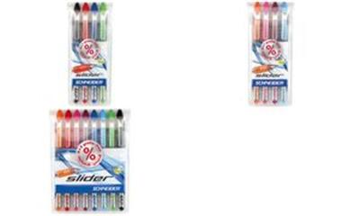 SCHNEIDER - stylo à bille slider XB colours, en étui de 8